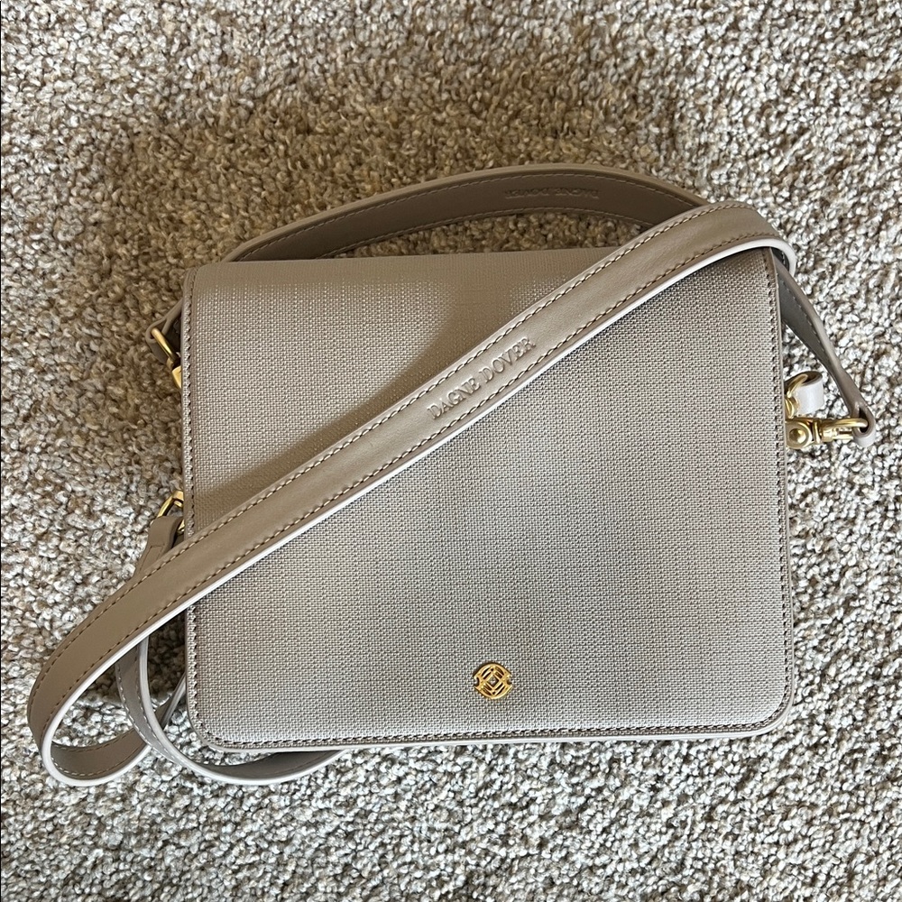 Dagne Dover Taupe Crossbody Bag